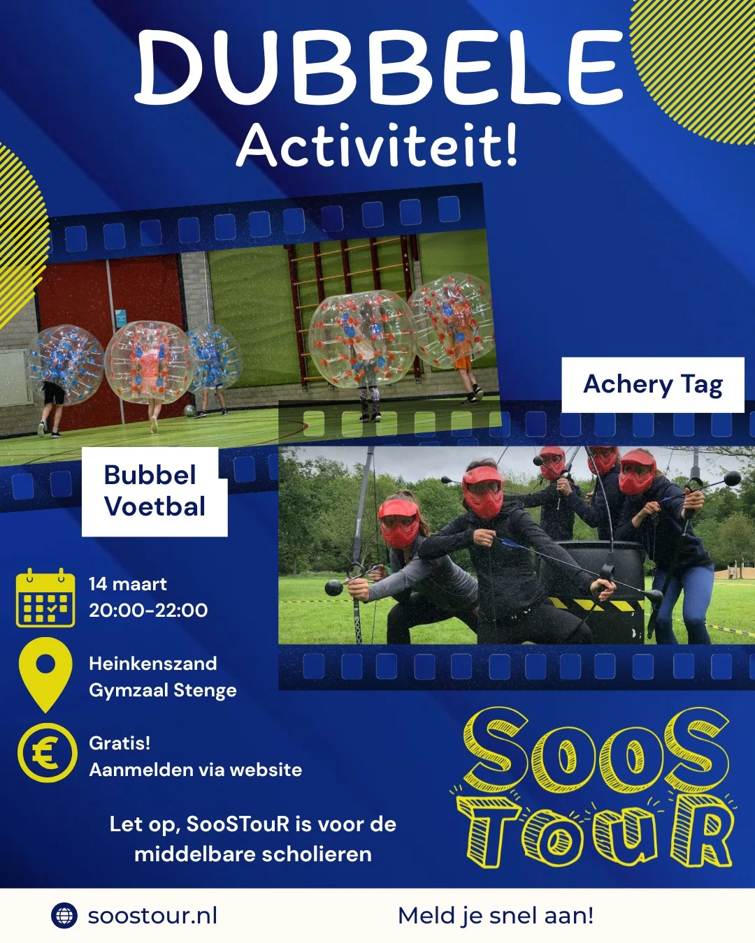 Archery & bubbelvoetbal